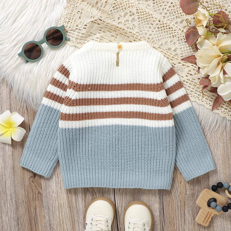 Adorable Truck Knit Sweater for Little Explorers