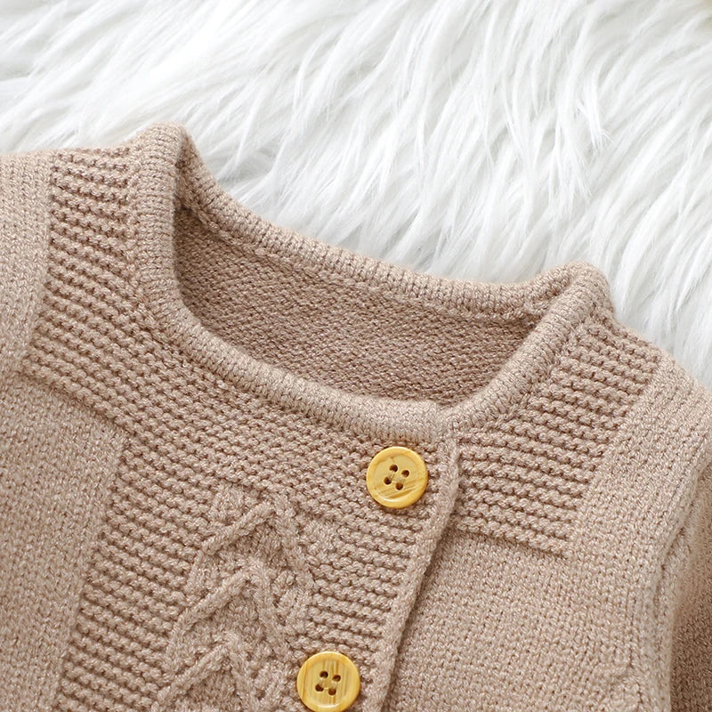 Soft Newborn Knit Outfit Two Piece Baby Set