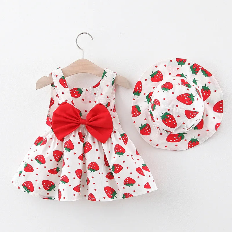 Fresh Strawberry Baby Dress