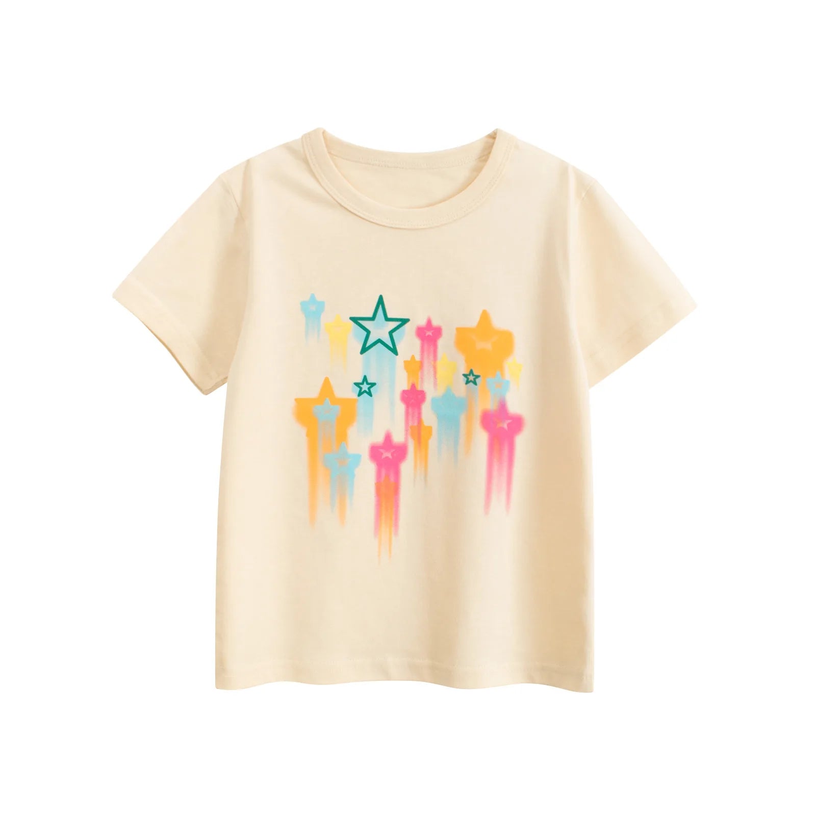 Graffiti Print Everyday Fun Kids Cotton Graphic Shirt