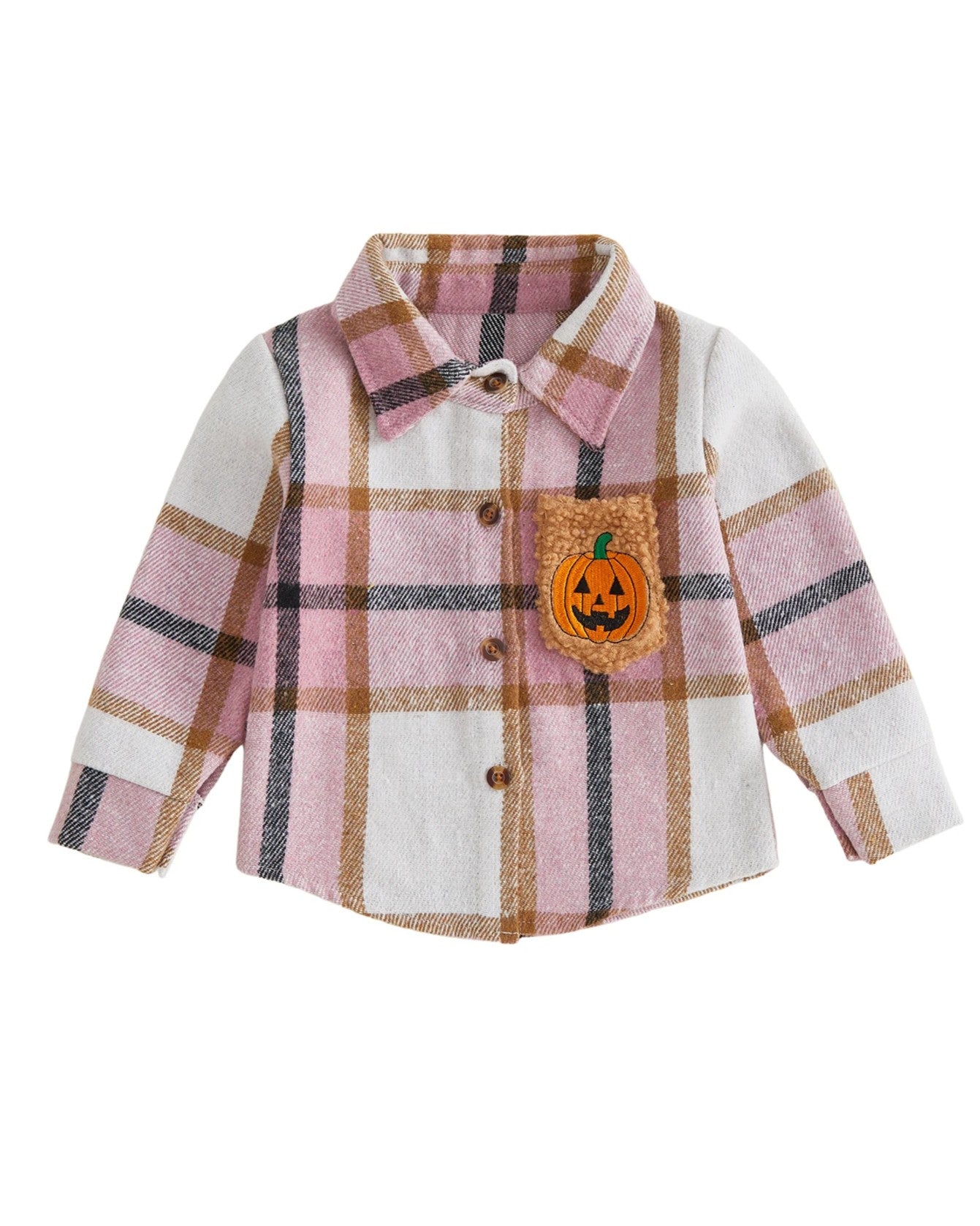 Little Pumpkin Embroidery Cardigan Coat